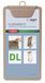 SIGEL KB122 Klembord, DIN lang, beige, met opstelfunctie