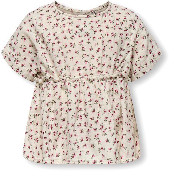ONLY KIDS ONLY KMGTHYRA Top - Gebloemd - Kort - Katoen - Unisex - Maat 116