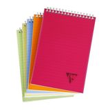 Clairefontaine Spiraalblok A5 Gelinieerd met Transparante PP-kaft