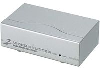 2-poorts Connectland 2-poorts video splitter bandbreedte 250 MHZ