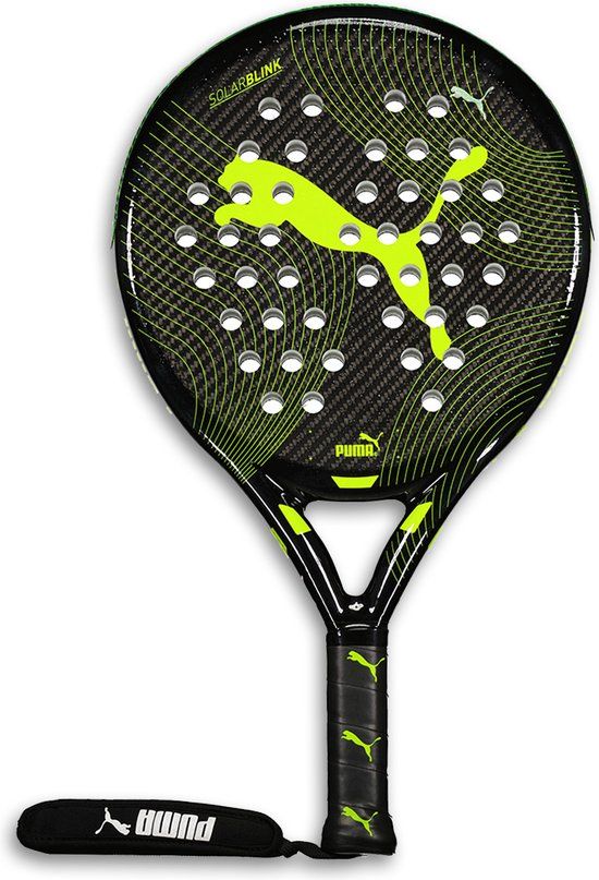 Puma SolarBLINK CRT Padel Racket - Black - Carbon - One Size