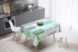 Bonamaison Tafelkleed, Anti-Mold, Sneldrogend, Waterdicht, 100% Polyester Tafellaken, Willekeurig patroon, 140 x 140 Cm - Ontworpen en Vervaardigd in Turkije