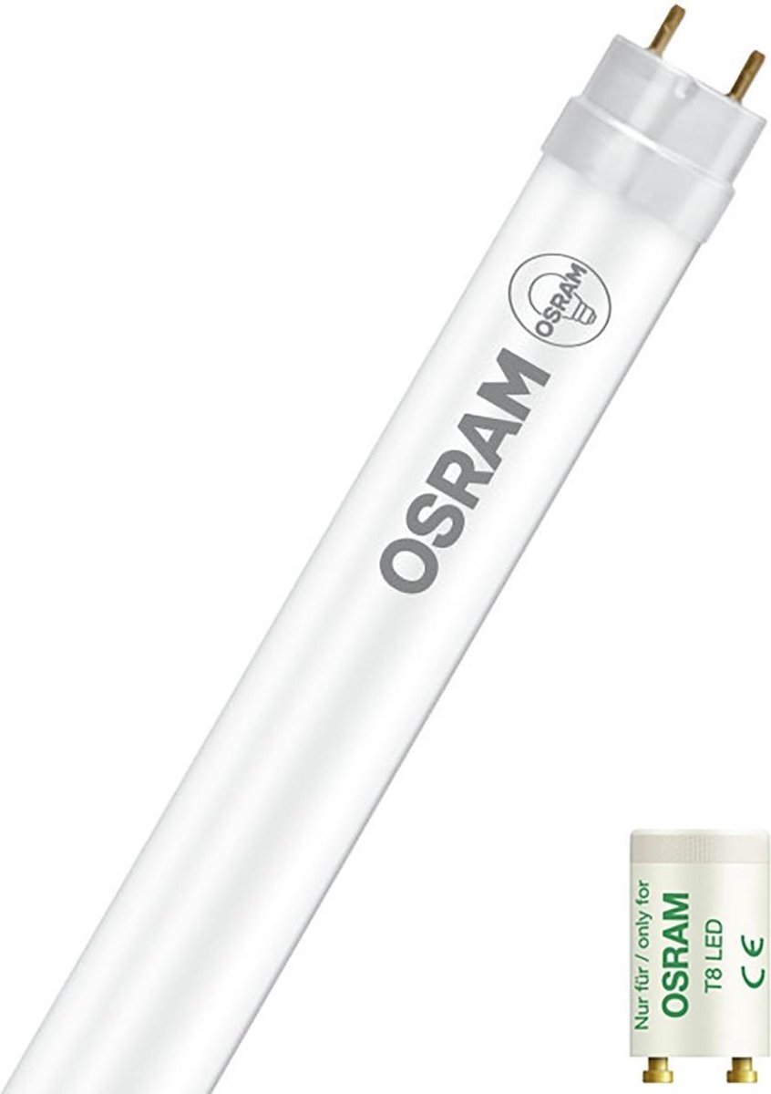 Osram - LED TL Buis T8 met Starter - SubstiTUBE Value EM 840 - 60cm - 7.6W - Natuurlijk Wit 4000K