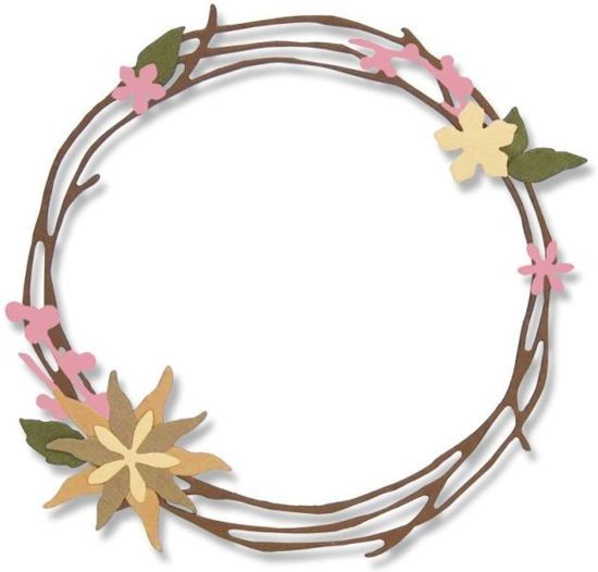 Sizzix Thinlits Die Set 13PK - Pretty Wreath 662575 - Pete Hughes