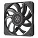 SilverStone Technology Air Slimmer 120 verbeterde prestaties 120 mm slanke ventilator met full-range PWM (SST-AS120B), zwart