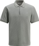 JACK&JONES JJEAUSTIN ZIP POLO SS NOOS Heren Polo Ultimate Grey XS