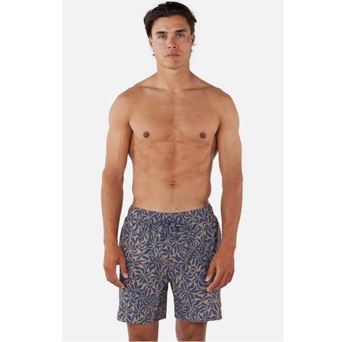 Barts zwemshort Ingleses blauw/beige