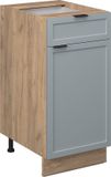 Vicco Fame-Line Keukenonderkast – 40 cm, WB Antraciet Licht blauw-grijs