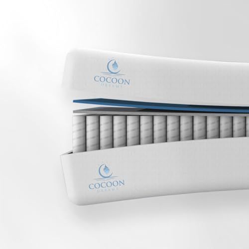 Cocoon Dreams Matras - 90x200 cm - Hotel XXL - PREMIUM - 7 zone - Pocket Matras - 20CM - Anti-allergie - Afritsbaar / Wasbaar - Stevig