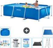 Intex Rechthoekig Frame Zwembad - 260 x 160 x 65 cm - Blauw