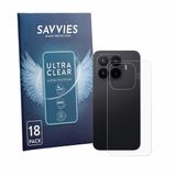Savvies Screenprotector voor Xiaomi 17T Pro (Achterkant) - Transparant - 18 Stuks