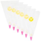 Wilton Wegwerp Spuitzakken & Spuitmondjes Set/6 - #1M - Slagroomspuit - Garneerspuit