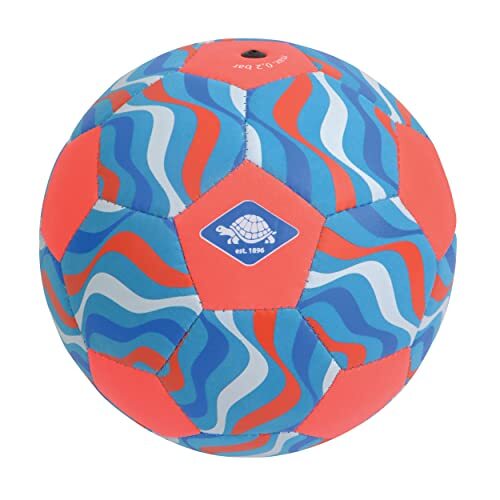 Schildkröt Neopreen beachsoccerbal, maat 5, Ø 21 cm, normale afmetingen, op kleur gesorteerd, gripvast textieloppervlak, zoutwaterbestendig, ideaal voor stand & tuin, 970343