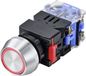 TRU COMPONENTS TC-9428132 LAS0-L-11EB/R/12V Druktoets 250 V 5 A 1x uit/(aan) Moment Rood IP40