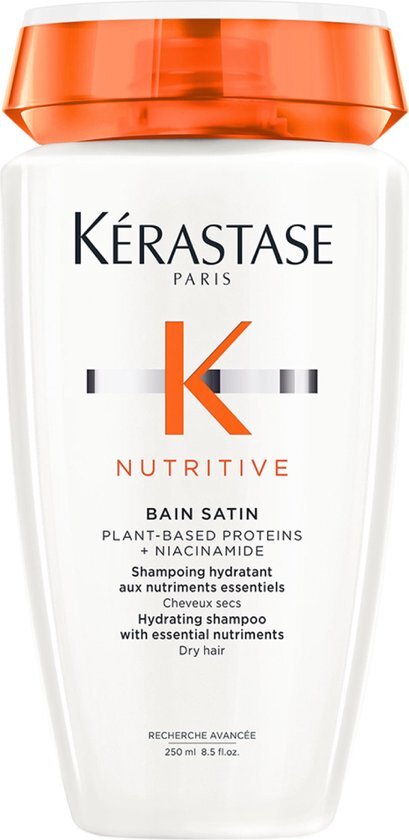 K&#233;rastase Nutritive Bain Satin Shampoo voor droog haar - Normale shampoo vrouwen - Voor Alle haartypes - 250ml