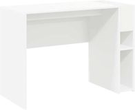 vidaXL Bureau Wit Bewerkt Hout 109 x 50 x 78 cm