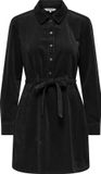 ONLY - ONLNESSA L/S CORD DRESS CC PNT - Dames - Mini jurken - Zwart - XL