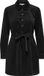 ONLY - ONLNESSA L/S CORD DRESS CC PNT - Dames - Mini jurken - Zwart - XL