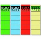 ELBA Spine Label for Lever Arch Files 190 x 59 mm White-Green