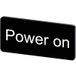 Siemens 3SU1900-0AC16-0DG0 3SU19000AC160DG0 Plaque signalétique Avec protection anti-rotation (l x L) 27 mm x 12.5 mm Noir 10 pièce(s) Pièce
