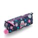 Miquelrius Twinkle Pennenetui, rond etui, ritssluiting van robuust kunststof, metalen handvat, pennenetui, 205 x 60 x 75 mm, Donkerblauw