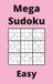 Pink Mega Sudoku Book, 9x9 Puzzles, 200 Pages, 5x8, Easy