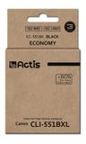 Actis KC-551Bk Zwarte Inktcartridge | Canon CLI-551BK Vervanging | 12 ml