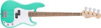 Squier by Fender Debut Precision Basgitaar voor Beginners, Zeegroen