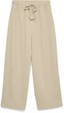 Vero Moda VMLUNA Broek met wijde pijpen - L - Pumice Stone