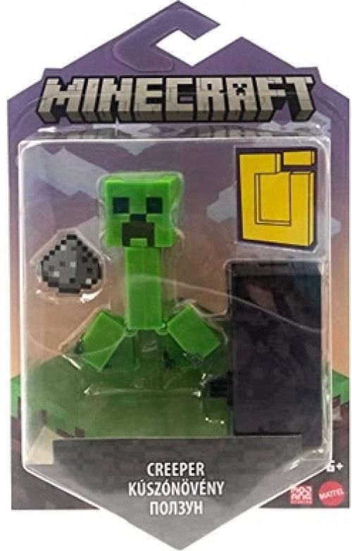 Mattel Minecraft Nether Portal Figure - Creeper
