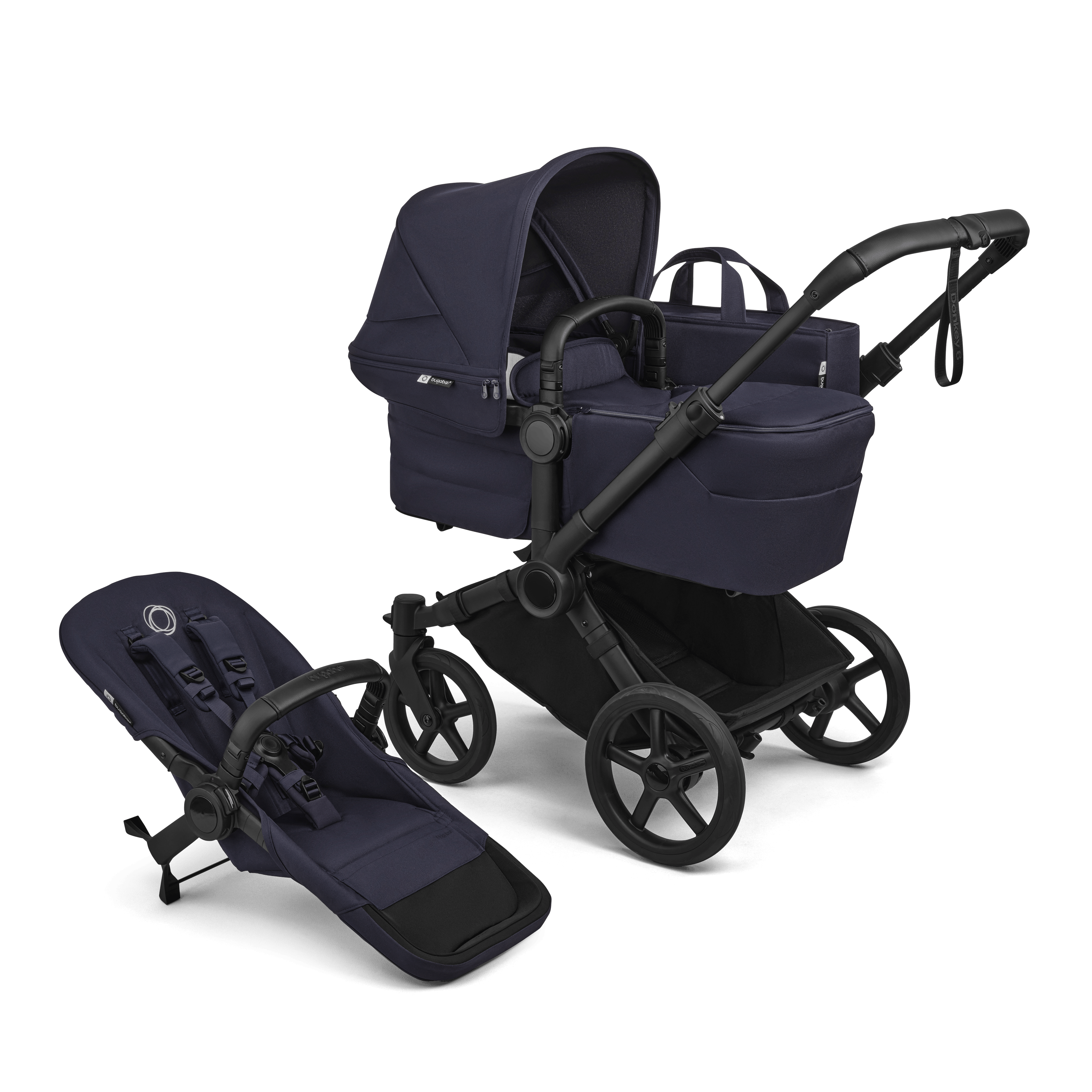 Bugaboo Kinderwagen Bugaboo Donkey6 Single Complete Black/Deep Indigo