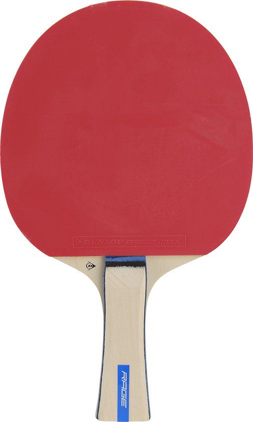Dunlop Rage Tafeltennisracket - Rood/Zwart - Kwaliteit 2 - 1.8 mm Rubber