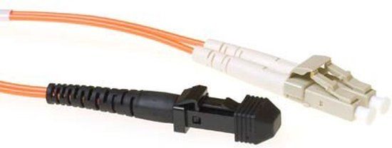 ACT RL9110 Glasvezel Patchkabel Duplex MTRJ LC 10m Geel