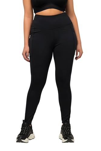 Ulla Popken Sportlegging - Dames - Zwart - 36W x 32L