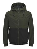 JACK&JONES JJERUSH HOOD BOMBER NOOS Heren Buitenjas - Polyester - Maat S