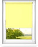 Fart Produkt time4blinds mini rollo basic - Rolgordijn - Niet-invasief - Raamrolgordijn binnen zonder boren - Niet-invasieve handgrepen - Dimmen rollo - 500x1200mm Licht Citroen - Bediening aan de Rechterkant