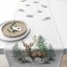 Ambiente Winter Stag White Tafelloper Katoen 40x150 cm