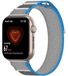 Wigento Honor Watch 5: Nylon elastische band met klittenbandsluiting, vervanging, blauw