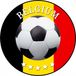 Bellatio Decorations Bierviltjes Belgie - 50x stuks - voetbal - EK/WK versiering - onderzetter