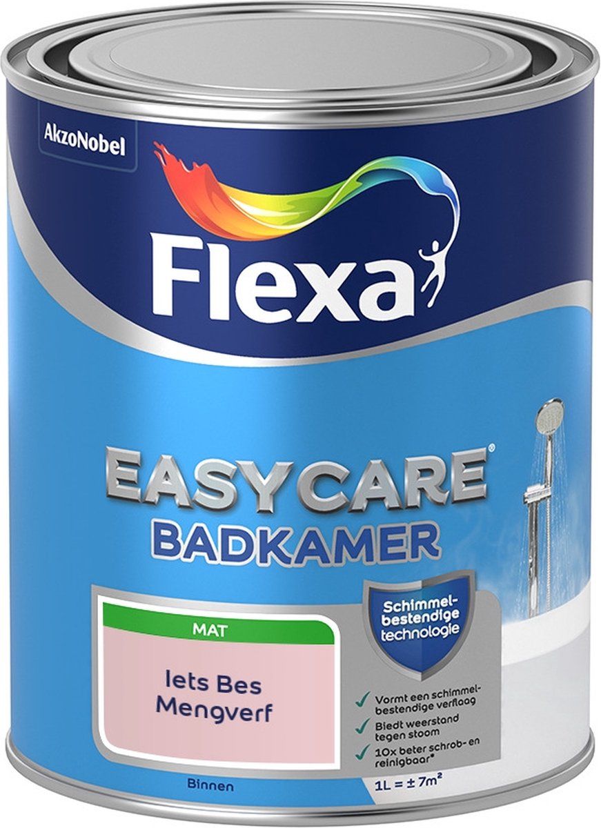 FLEXA Easycare Muurverf - Badkamer - Mat - Iets Bes - 1 liter
