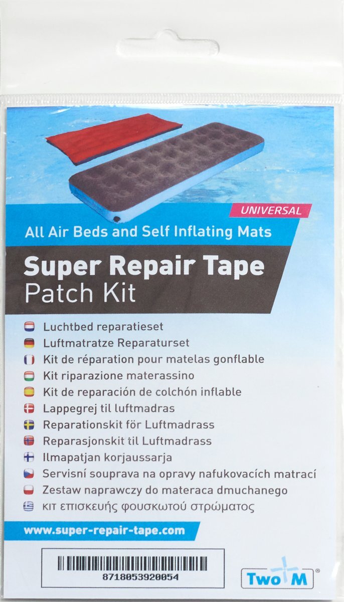 Bo-Camp Super Reparatietape - Repair Tape - Patch Kit - 7-delig