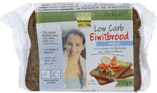 Boerjan Low Carb Eiwitbrood (250 gr)