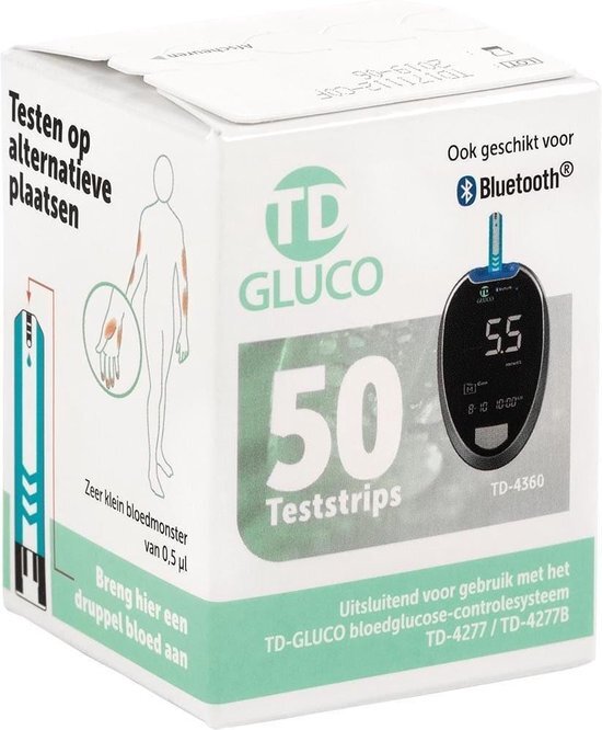 HT One TD GLUCO glucose teststrips 50 stuks