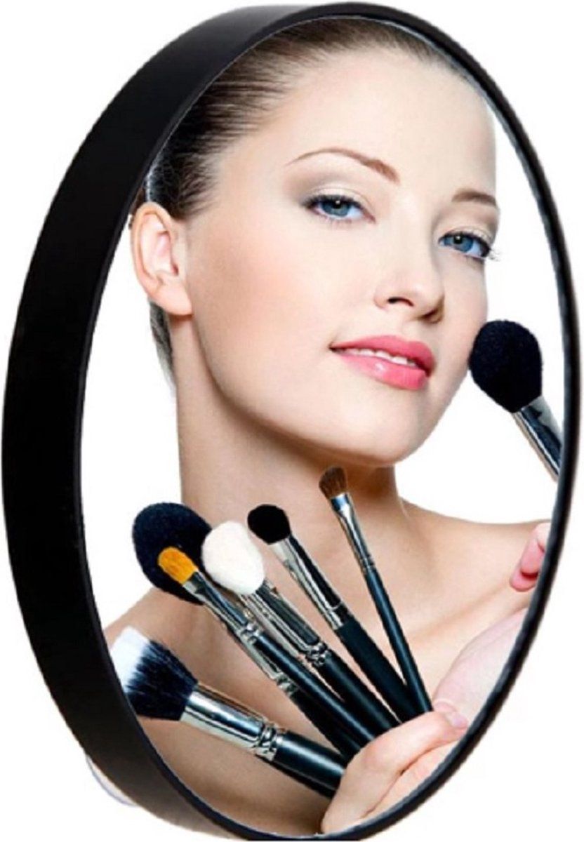 Finnacle - Vergrootspiegel - Make-up Spiegel - Luxe spiegel 5x Vergrotend - Zwart