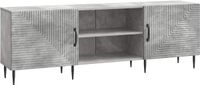 vidaXL TV Kast 150 x 31 x 50 cm Betongrijs Bewerkt hout