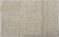 MSV Badkamerkleedje/badmat - creme wit - 45 x 70 cm - polyester/katoen