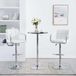 Maison Exclusive - Lot de 2 tabourets de bar en similicuir blanc