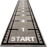 ForzaFit Sprinttrack kunstgras - Indoor/Outdoor - 10 x 2 meter - Grijs - 25 mm