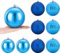 vidaXL Kerstbalset XL Blauw Kunststof 15 cm