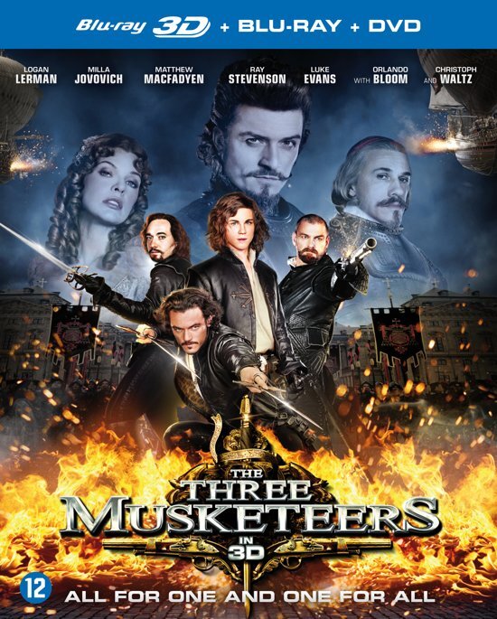 - The Three Musketeers (2011) (3D+2D Blu-ray)